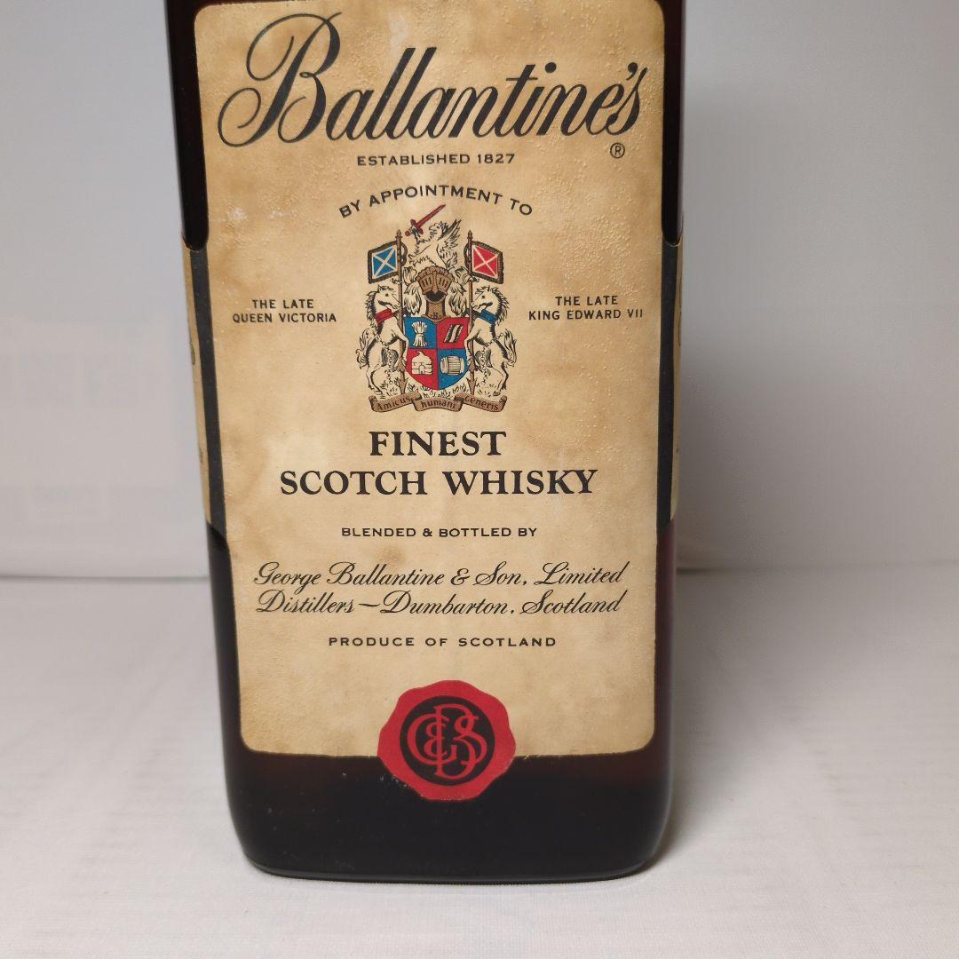 ま*る様 【希少】赤青紋章 1970年代前半 バランタインファイネスト　スコッチ