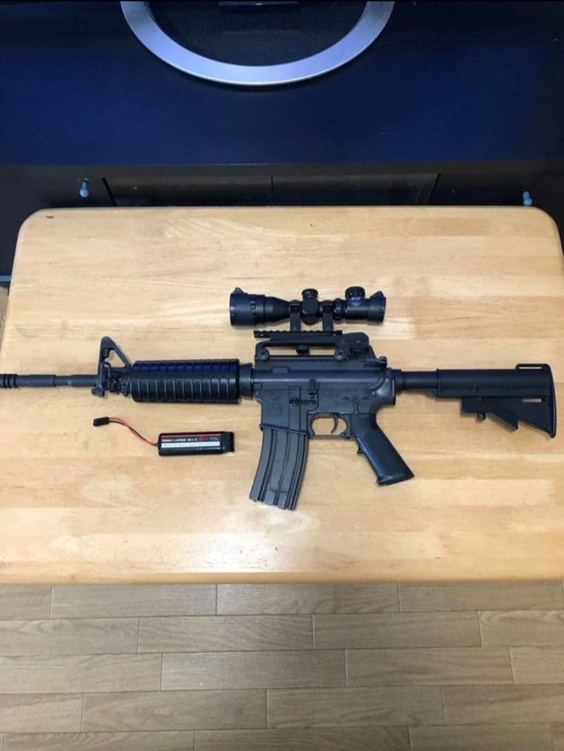 ★カスタム品★ 東京マルイ　M4A1 電動ガン91ｍ／ｓ 多弾マガジン