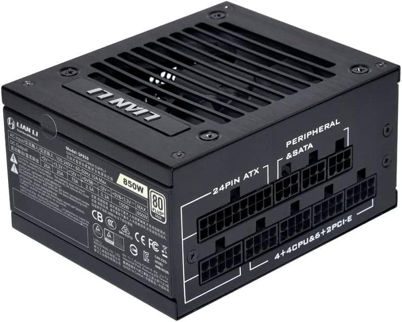 電源ユニット LIANLI SP850 GOLD BLACK 80PLUS GOLD