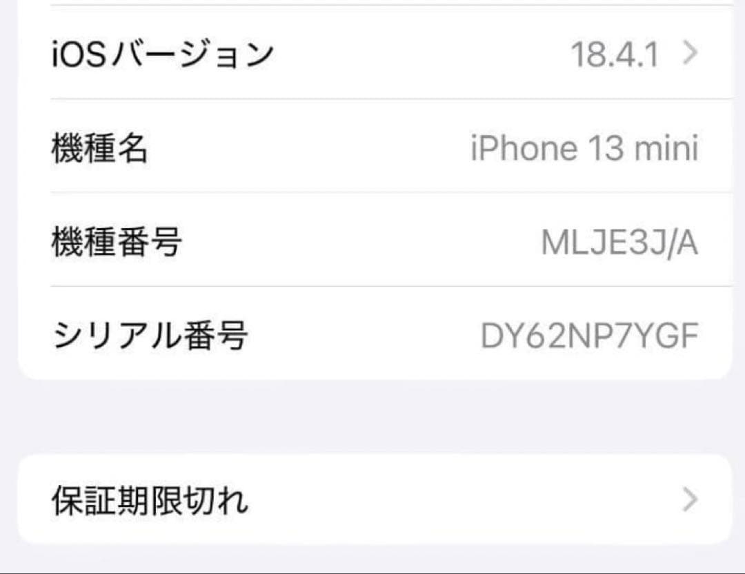 Apple iPhone 13 mini 本体 128GB