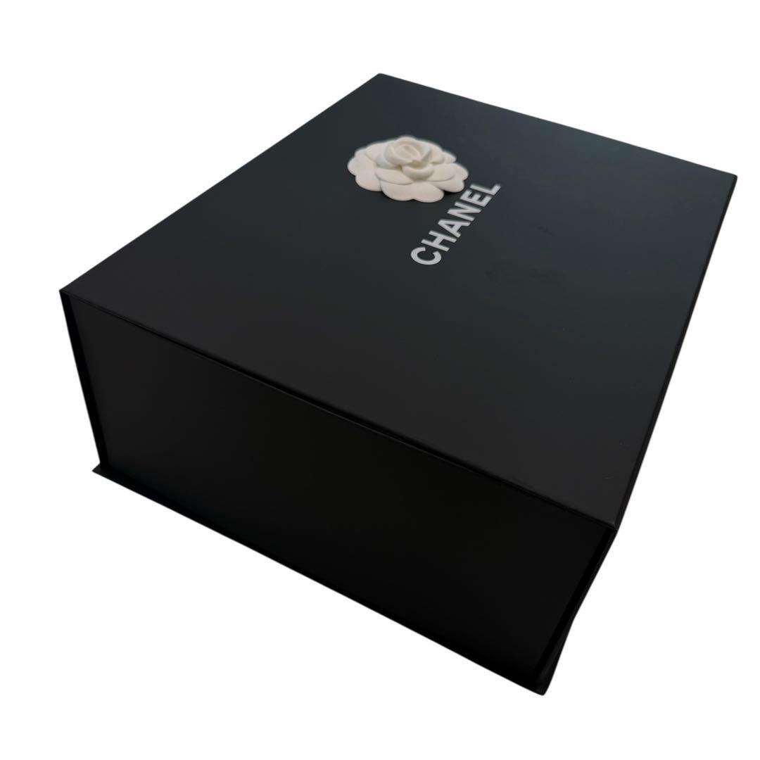 CHANEL 空箱 布袋 リボン付き 新品 黒