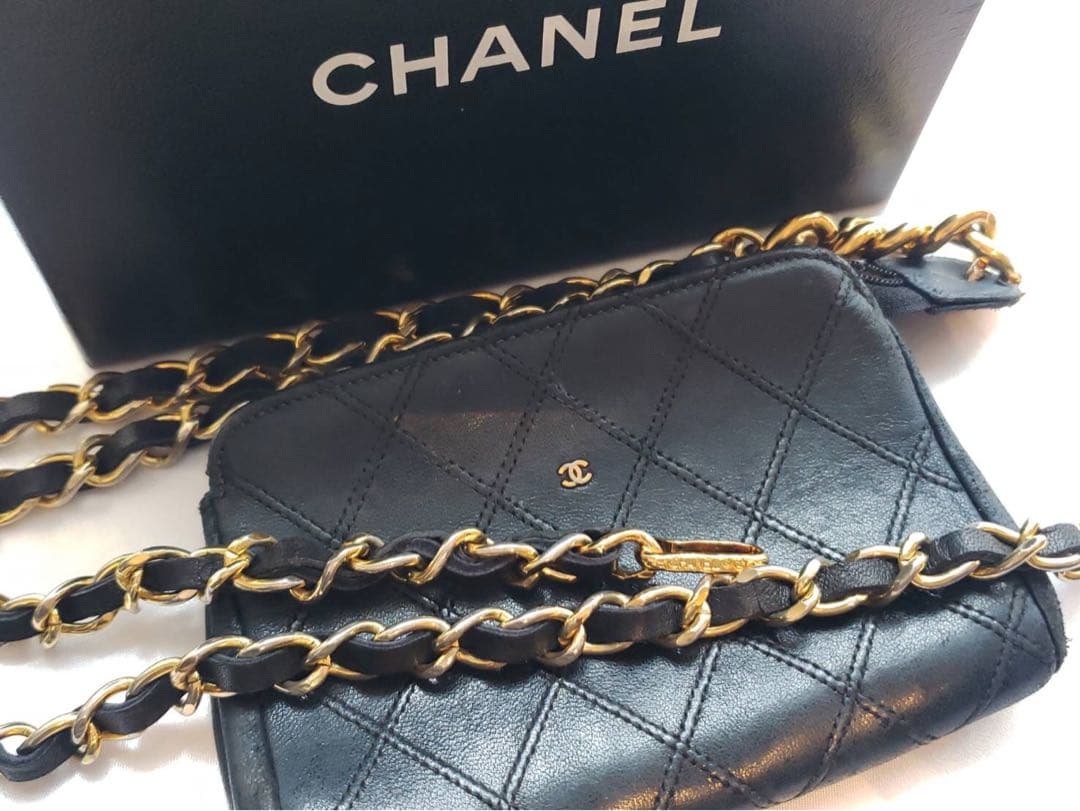 CHANEL ヴィンテージシャネルチェーン ベルト 96cm ジャンクオマケ付