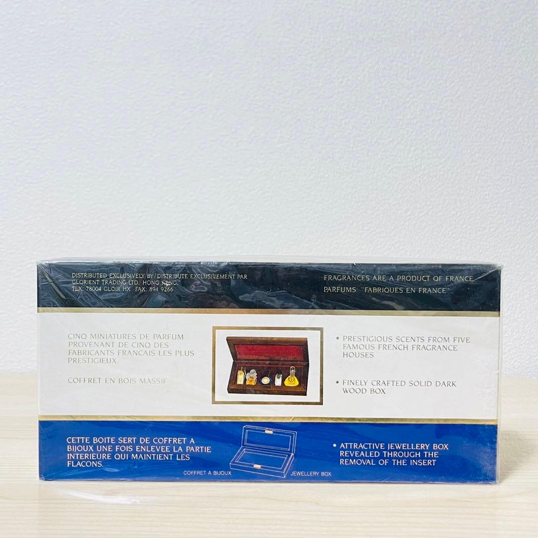 新品未使用未開封 木箱入 ミニチュア 香水セット