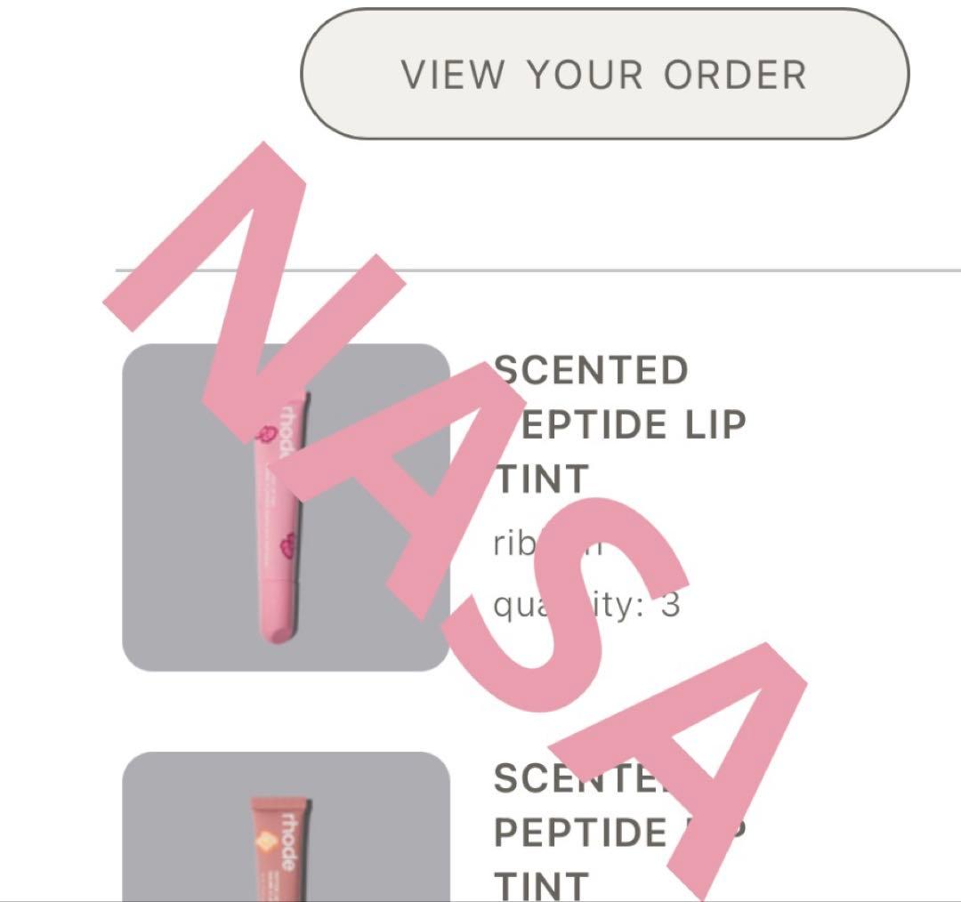 ラスト1個 rhode scented lip tint ribbon 限定