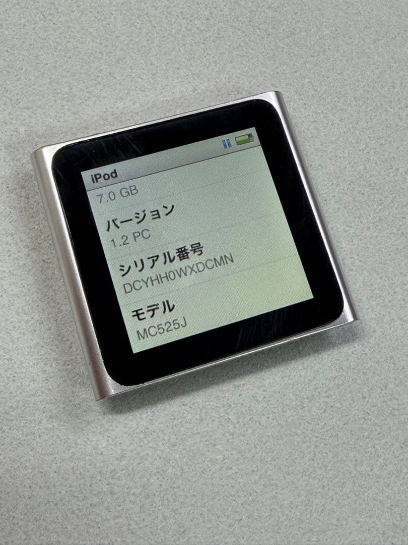 【バッテリー新品】Apple iPod nano 第6世代 A1366 シルバー